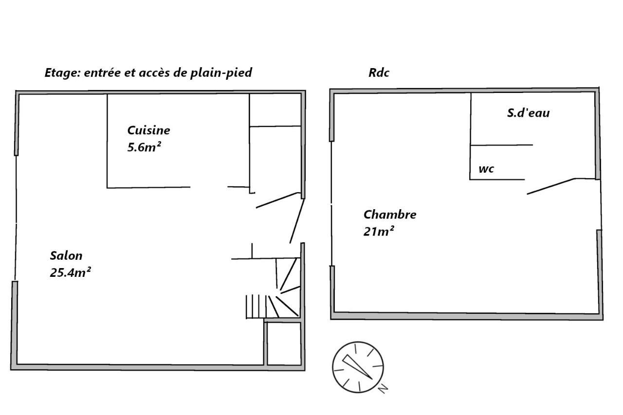 Chalet Le Clos De L'Orme Saint-Lattier Eksteriør bilde